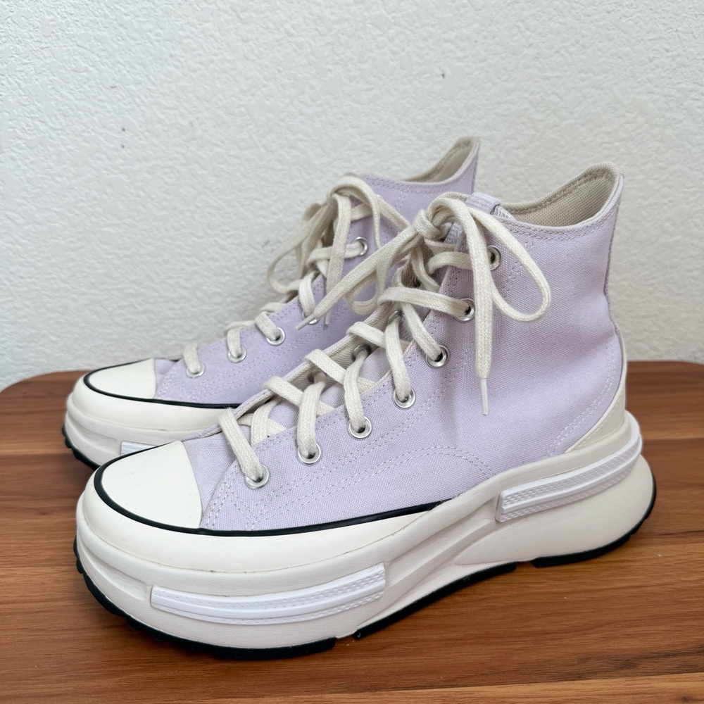 CONVERSE A03064C Lavender High Top Run Star Legacy CX Platform Sneakers Size 9